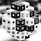 black and white mahjong