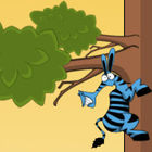 blue zebra slide