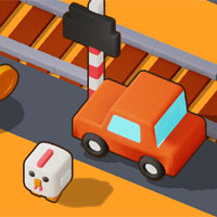 🕹️ Play Chicken Cross The Road Game: Free Online Chicken Road Crossing  Video Game for Kids & Adults