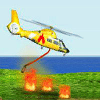 Hélicoptère de feu
