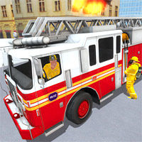 Simulateur de conduite de camion de pompiers