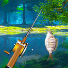 forest lake fishing