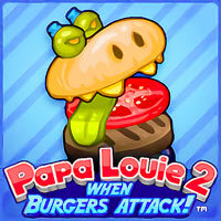 Papa Louie 2: When Burgers Attack!, Free Flash Game