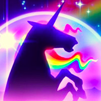 rainbow unicorn attack game