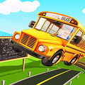 school bus parking frenzy