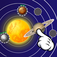 Play 2-player matching game - Planets of the system solar - Online & Free