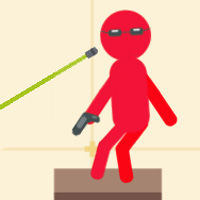 Fall Red Stickman - Free Play & No Download