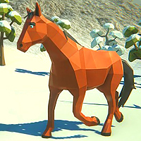 Winter Horse Simulator