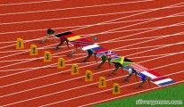 100 Meter Sprint: Track