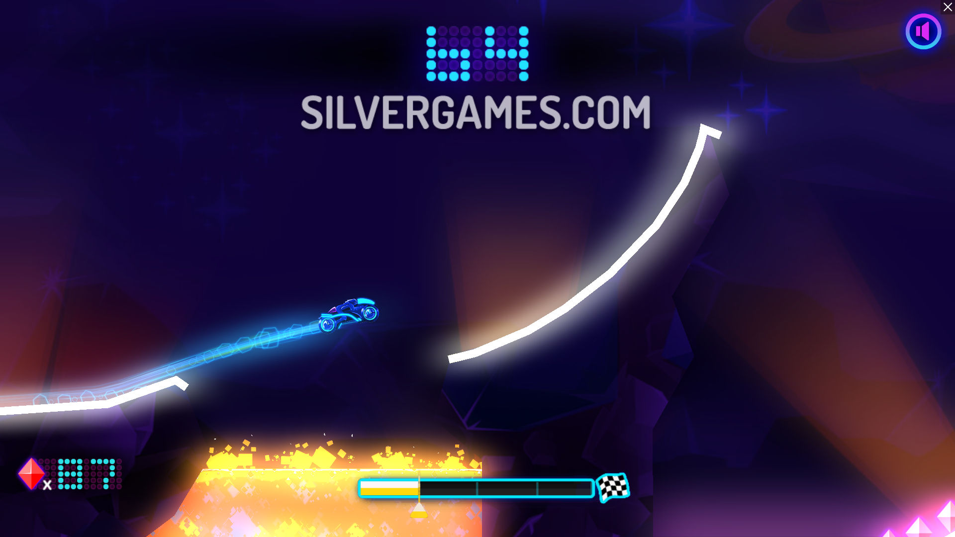 Neon Rider - Играйте Онлайн на SilverGames 🕹️