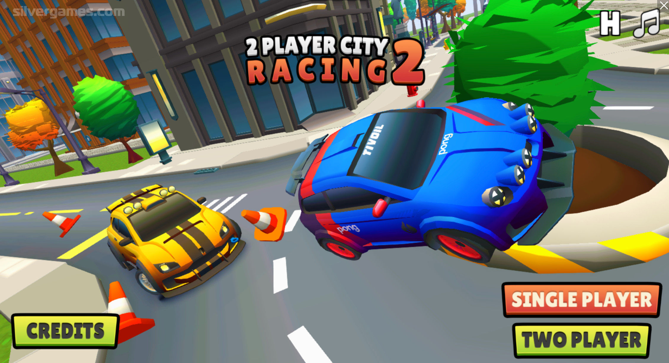 3D City: 2 Player Racing - Play Online on SilverGames 🕹️