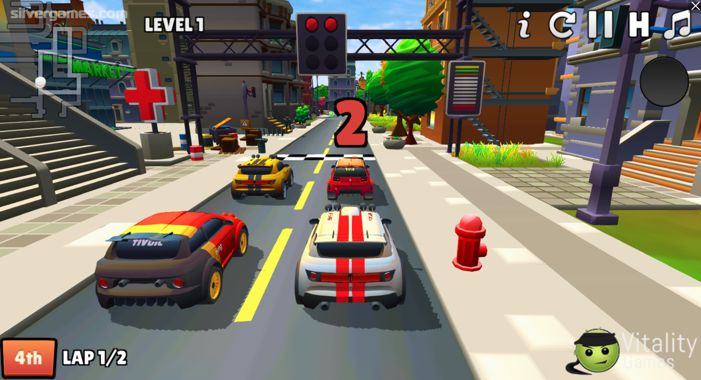 2 Player City Racing - Play Online on SilverGames 🕹️