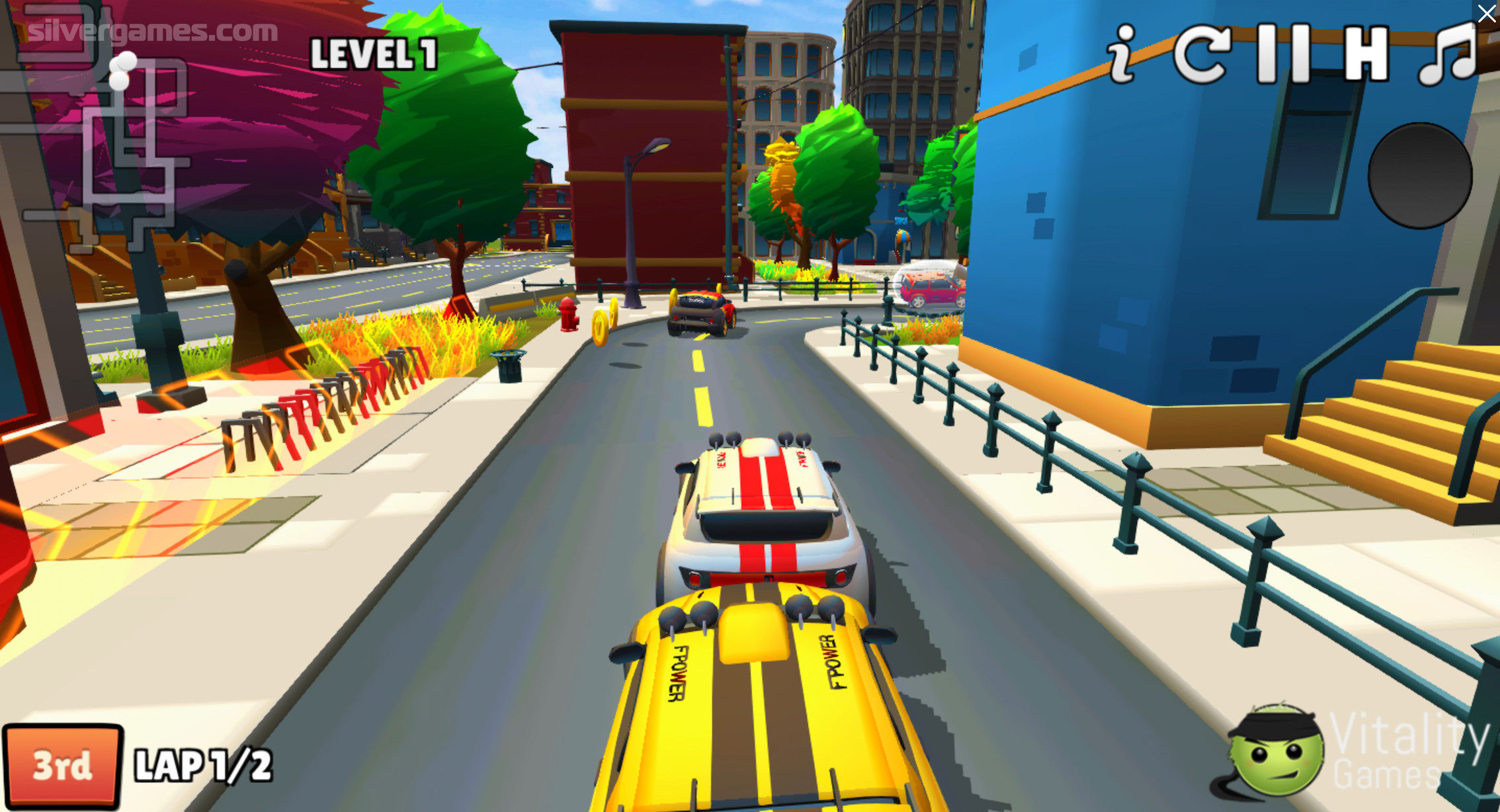 2 PLAYER CITY RACING - Play Online for Free!
