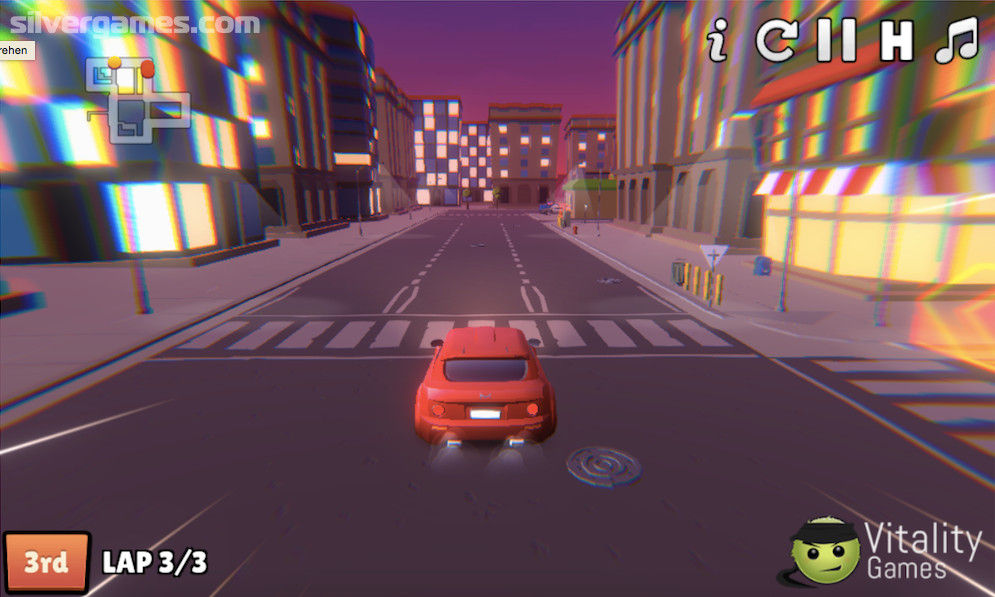 3D Night City: 2 Player Racing - Play Online on SilverGames 🕹️