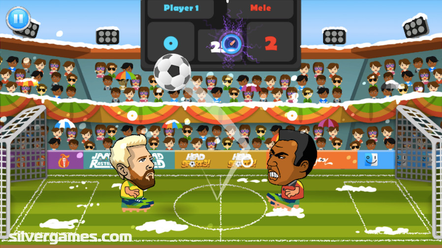 2 Player Head Football - Play Online on SilverGames 🕹️