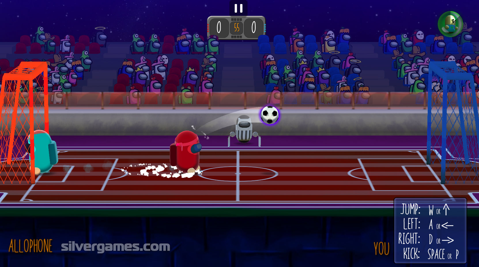 Soccer Random 🕹️ Two Player Games