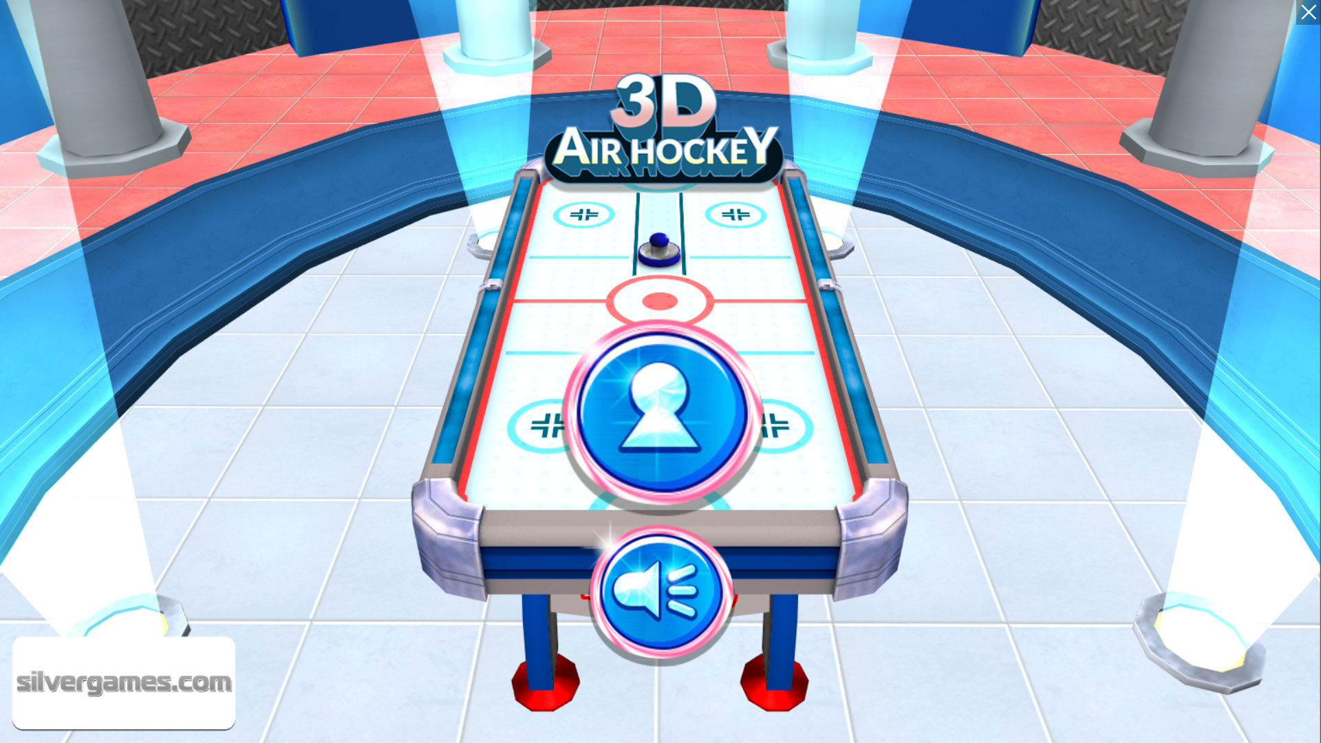 3d air hockey online