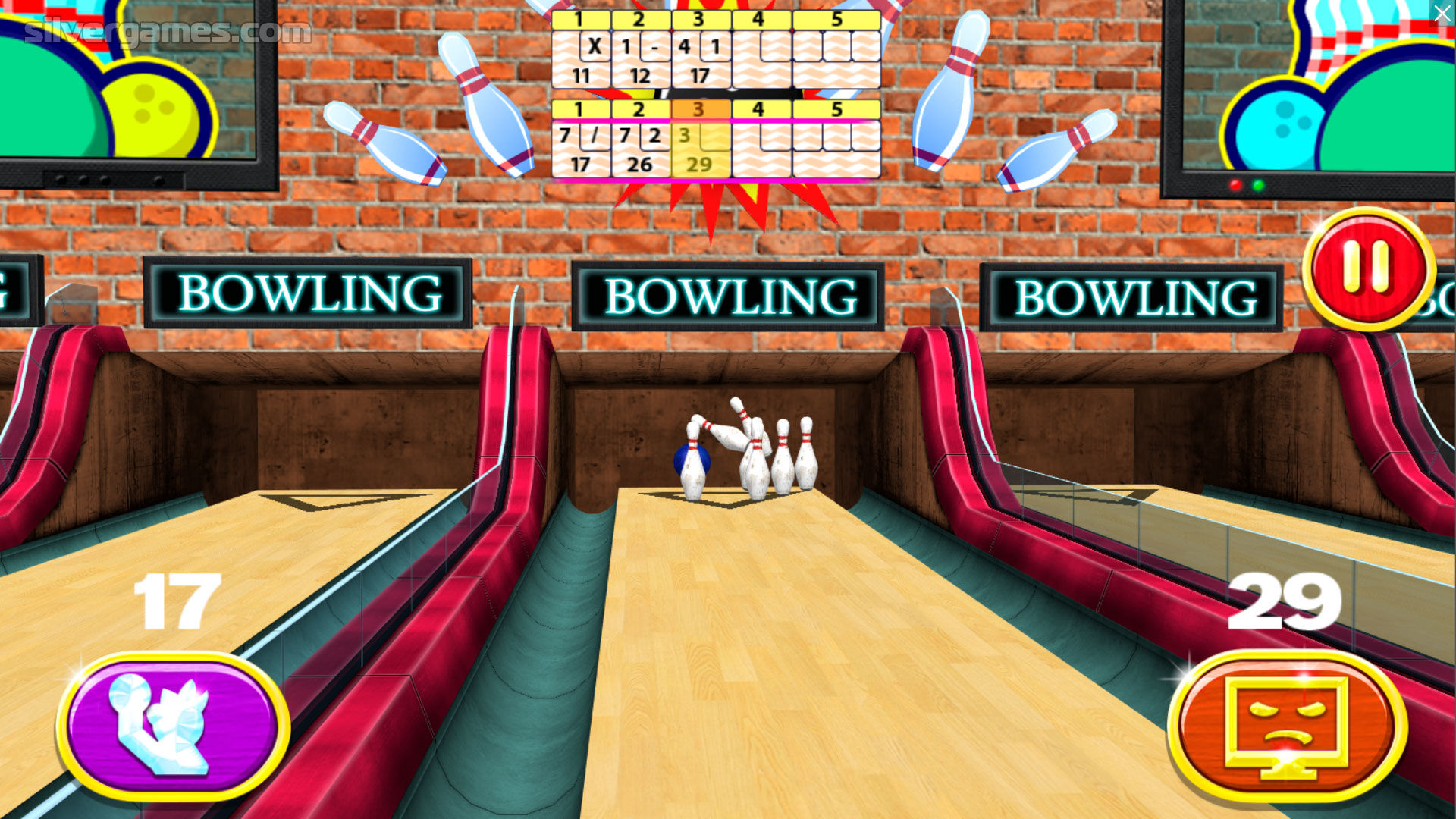 free internet bowling games