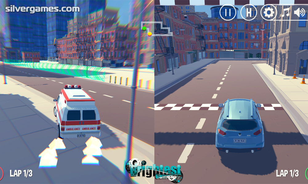 3D Night City: 2 Player Racing  Play Now Online for Free 