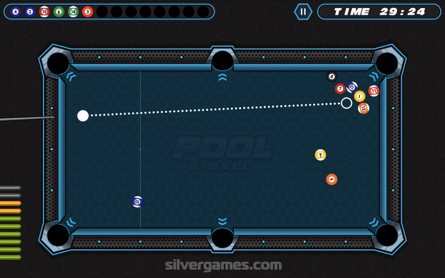 invadir Cereza Fiesta 8 Ball Pool: 2 Player - Juega en línea en SilverGames 🕹