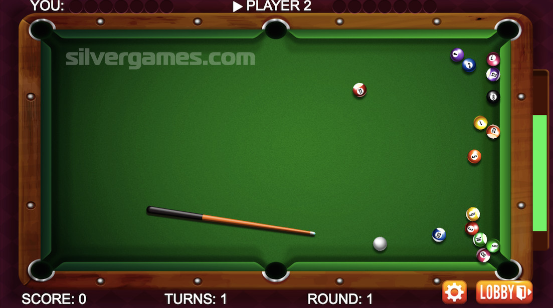 8 Top Bilardo - SilverGames'te Çevrimiçi Oynayın 🕹️