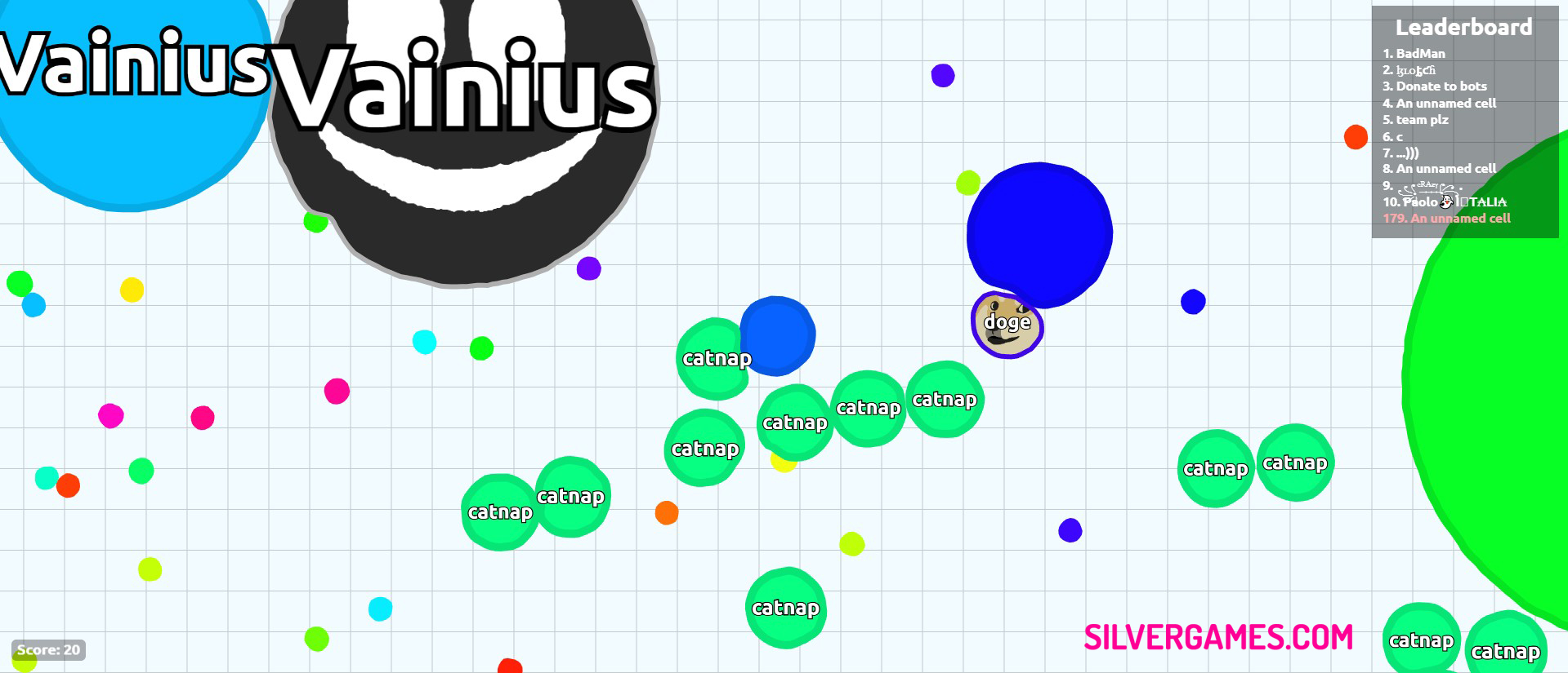 Agar.io - Online Spielen auf SilverGames 🕹️