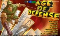 Age Of Defense: Menu