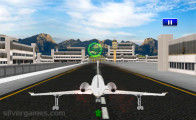 Airplane Simulator Island Travel: Taking Off Plane