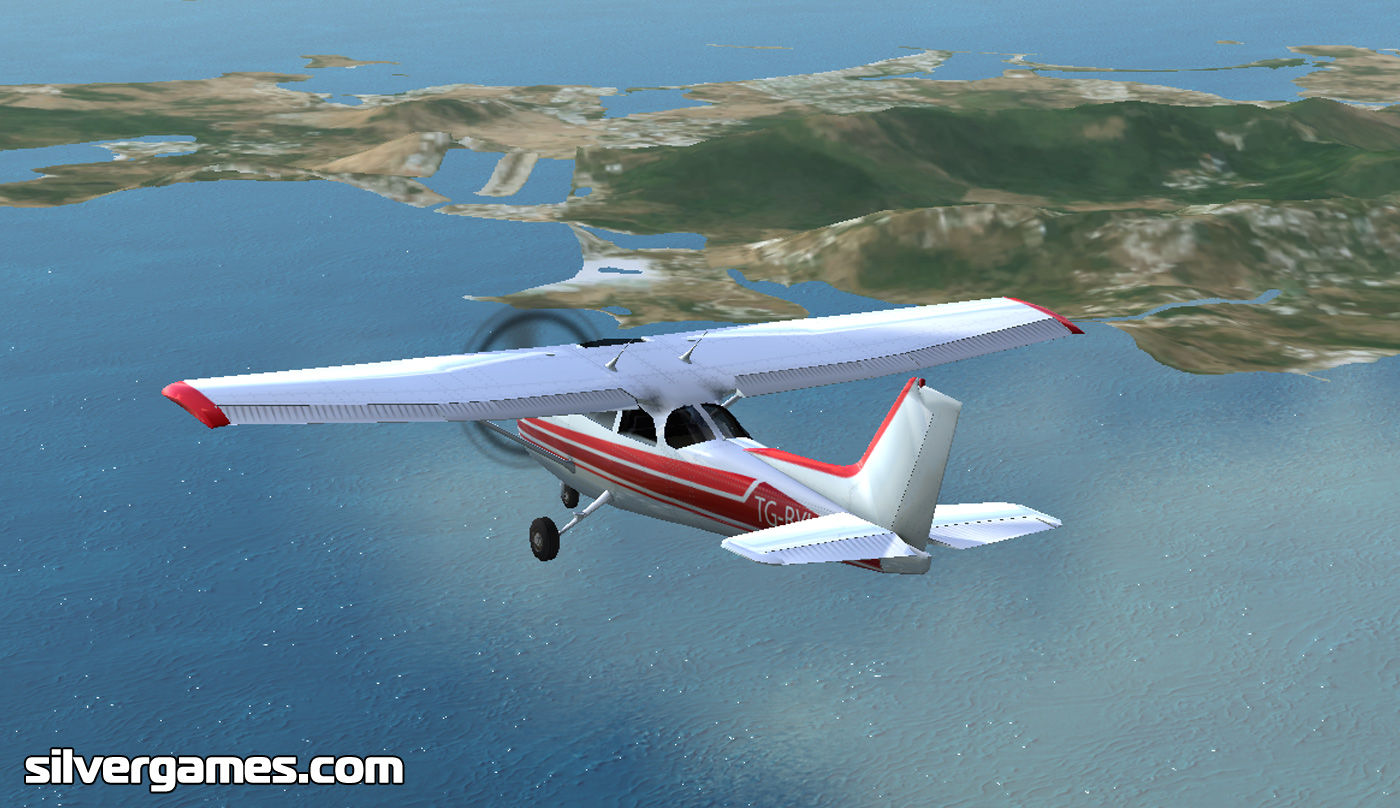 Viagem à Ilha do Simulador de Avião - Jogue Online em SilverGames 🕹