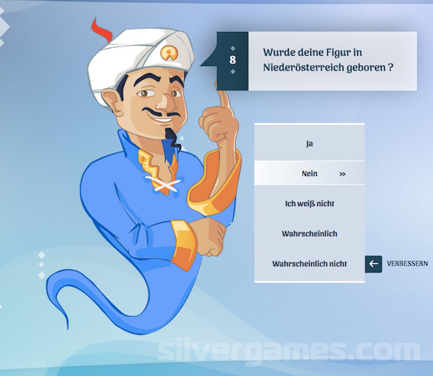 Akinator - Play Online on SilverGames 🕹️