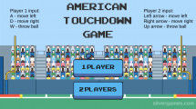 American Football Touchdown: Menu