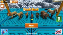 Animal Impossible Track Rush: Menu