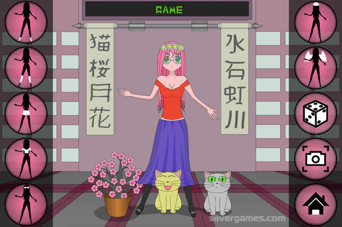 School Anime Dress Up  play online for free on Yandex Games