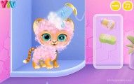 Baby Tiger Care: Gameplay Little Tiger Showering