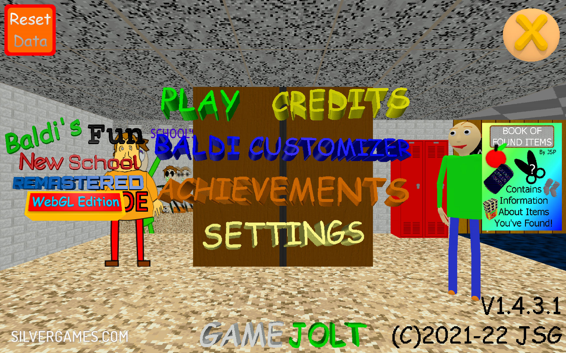Johnster Space Games on X: Baldi's Fun New School Remastered V1