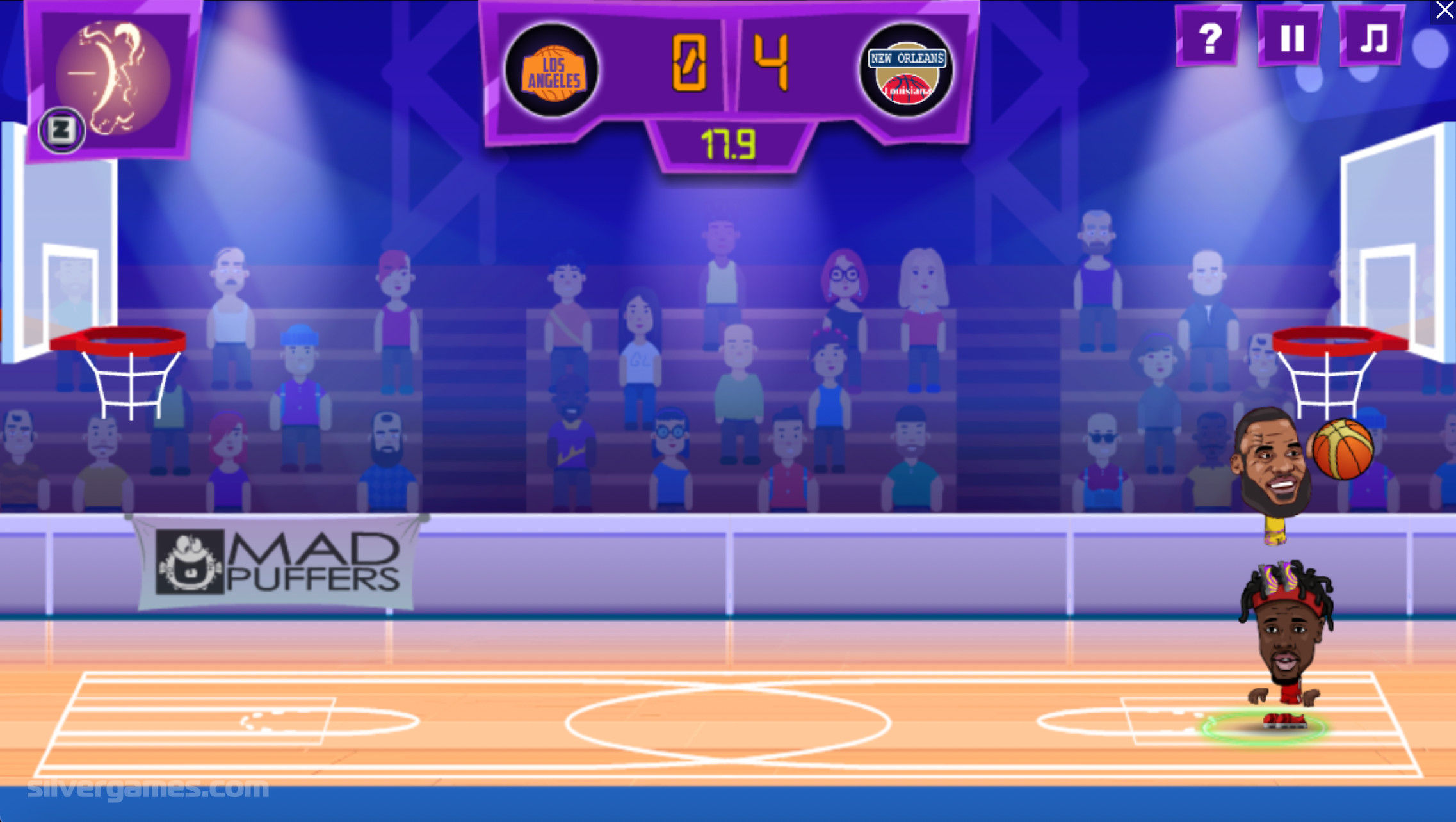 Basket Swooshes - Play Online on SilverGames 🕹️
