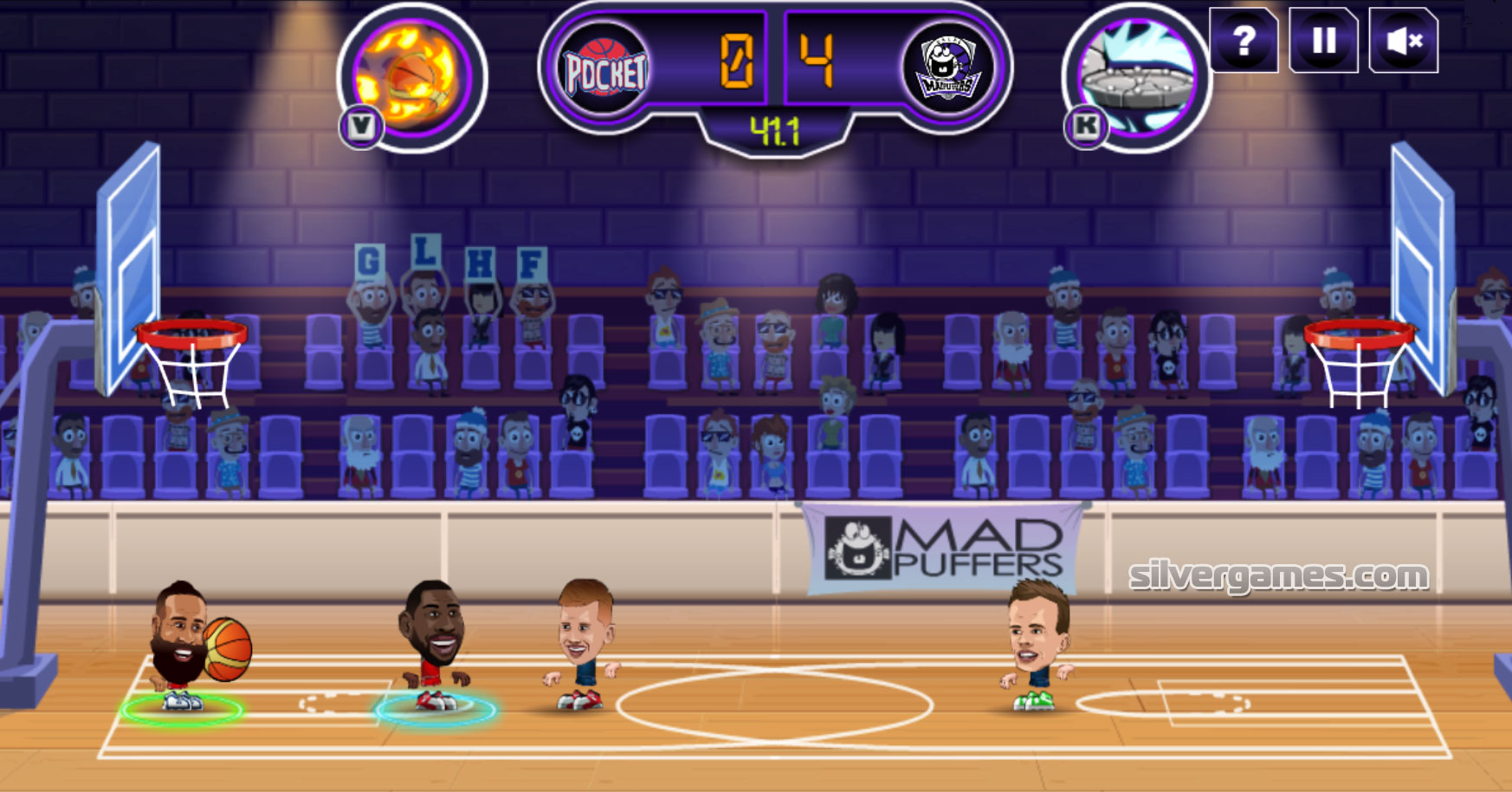 Basketball Stars - Играйте Онлайн на SilverGames 🕹️