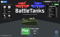 Battle Tanks: Playing Tanks Menu