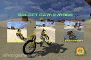Beach Bike Stunt Racing: Level Selection Motobike
