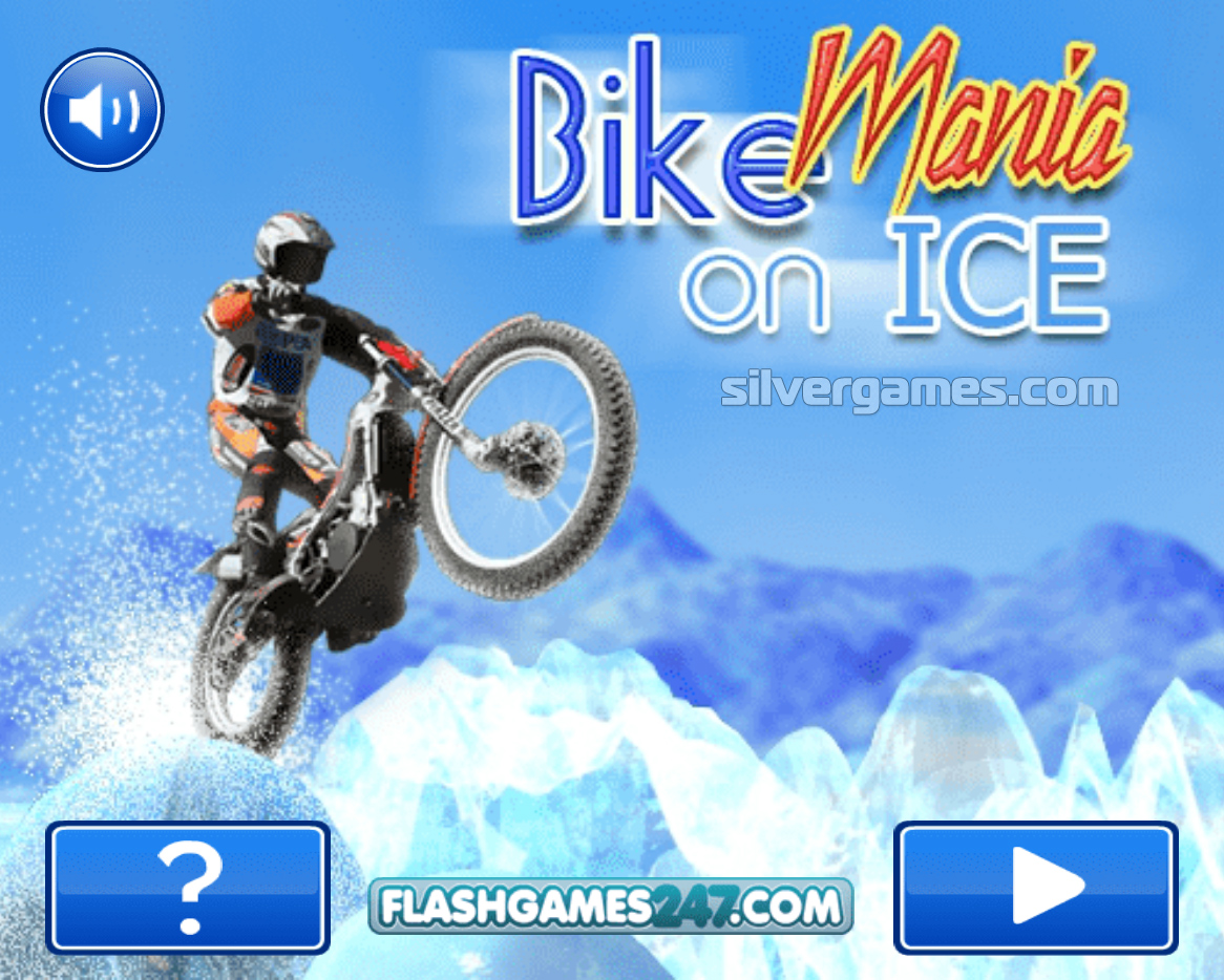 Bike Mania 3 On Ice - Играйте Онлайн на SilverGames 🕹️