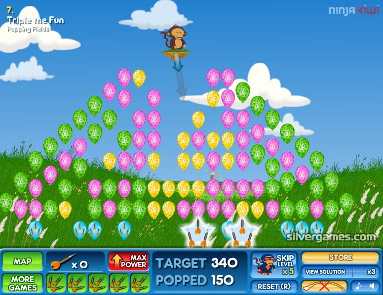 Bloons Super Monkey - Jogue Online em SilverGames 🕹️