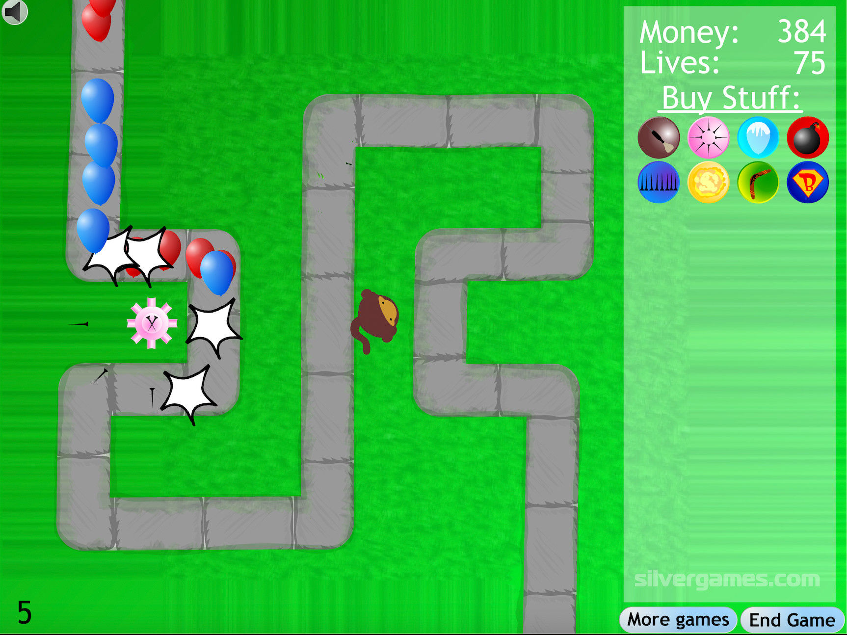 Bloons Super Monkey - Jogue Online em SilverGames 🕹️