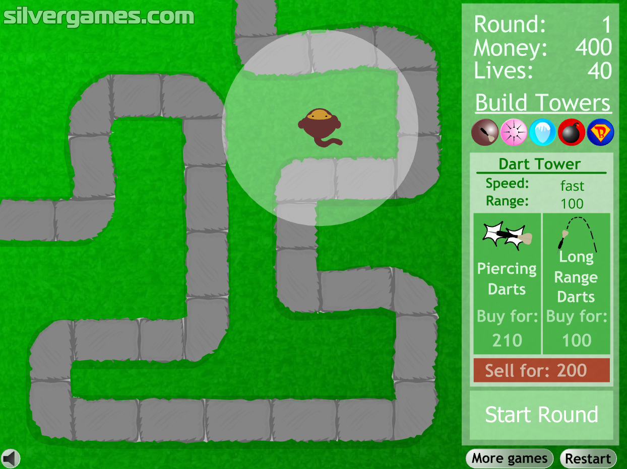 Roblox's tower defense simulator towers as bloons towers 1