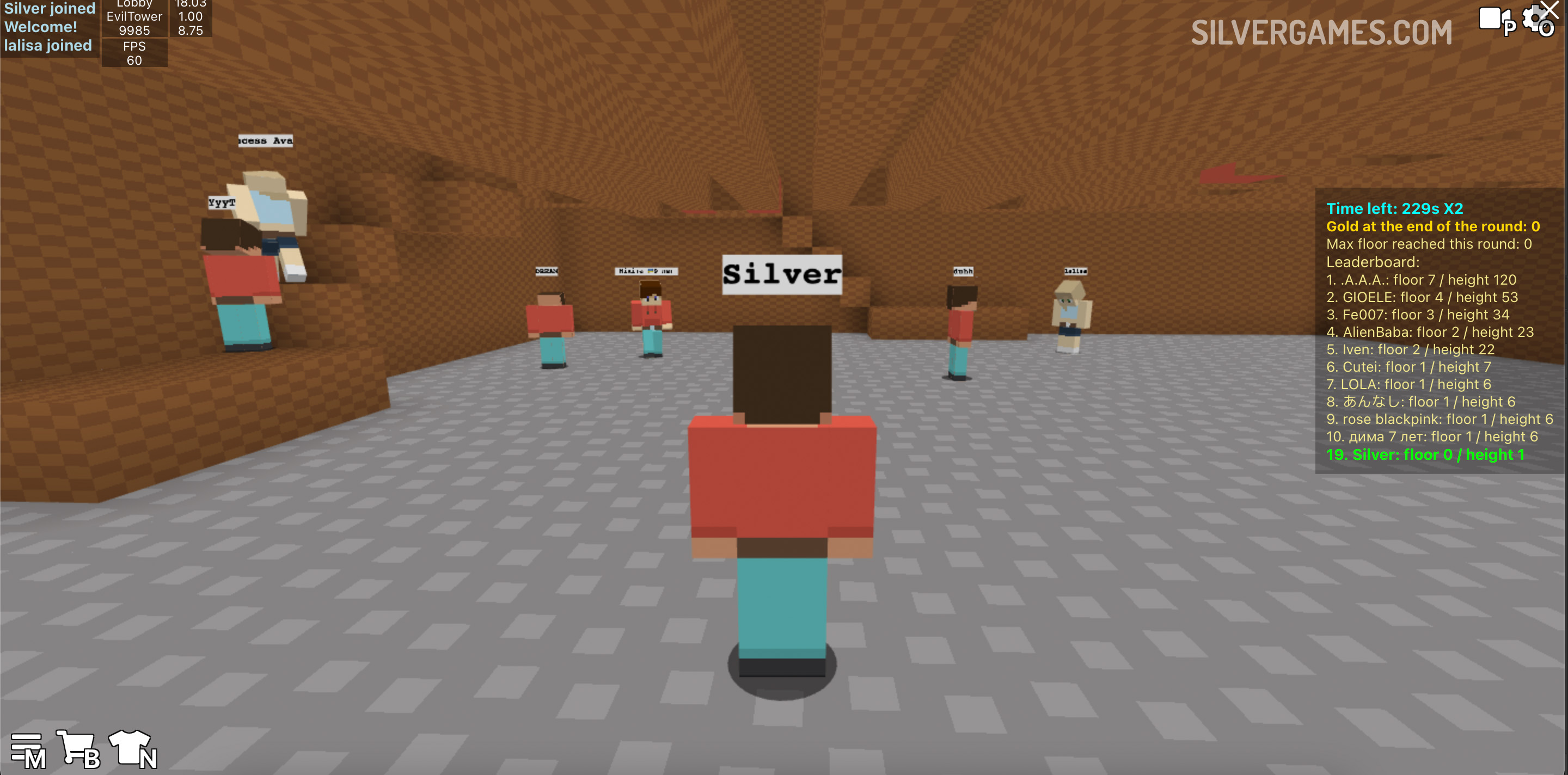 Bloxd.io Juega en Línea en SilverGames 🕹️