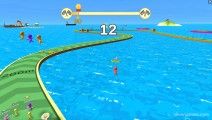 Bouncy Race 3D: Multiplayer Gameplay Running