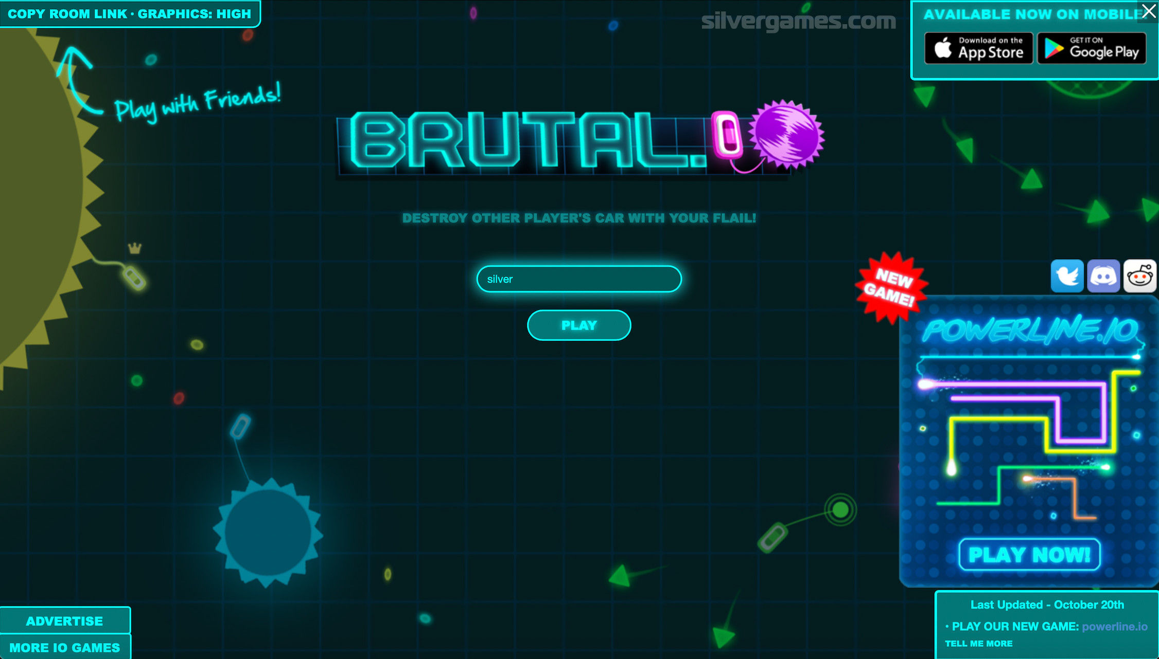 Brutal.io Unblocked  Fun online games, Free game sites, Play free