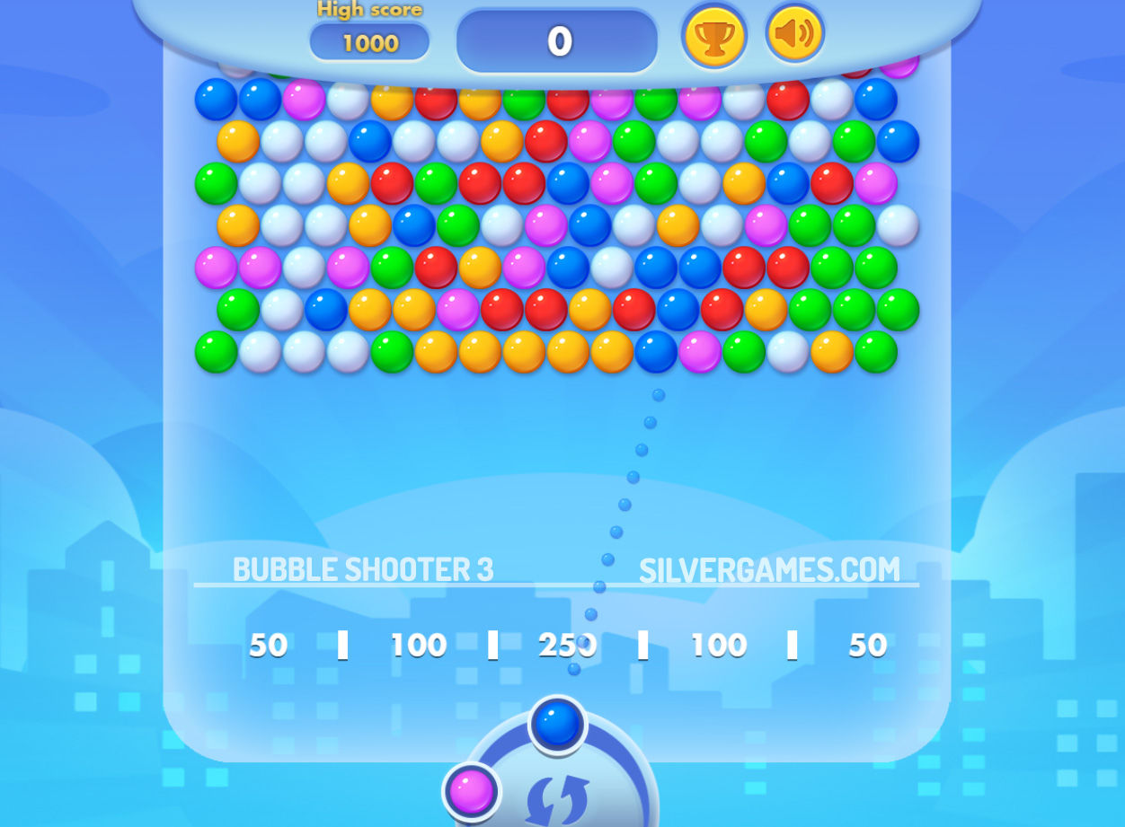 1000 free games to play bubble shooter