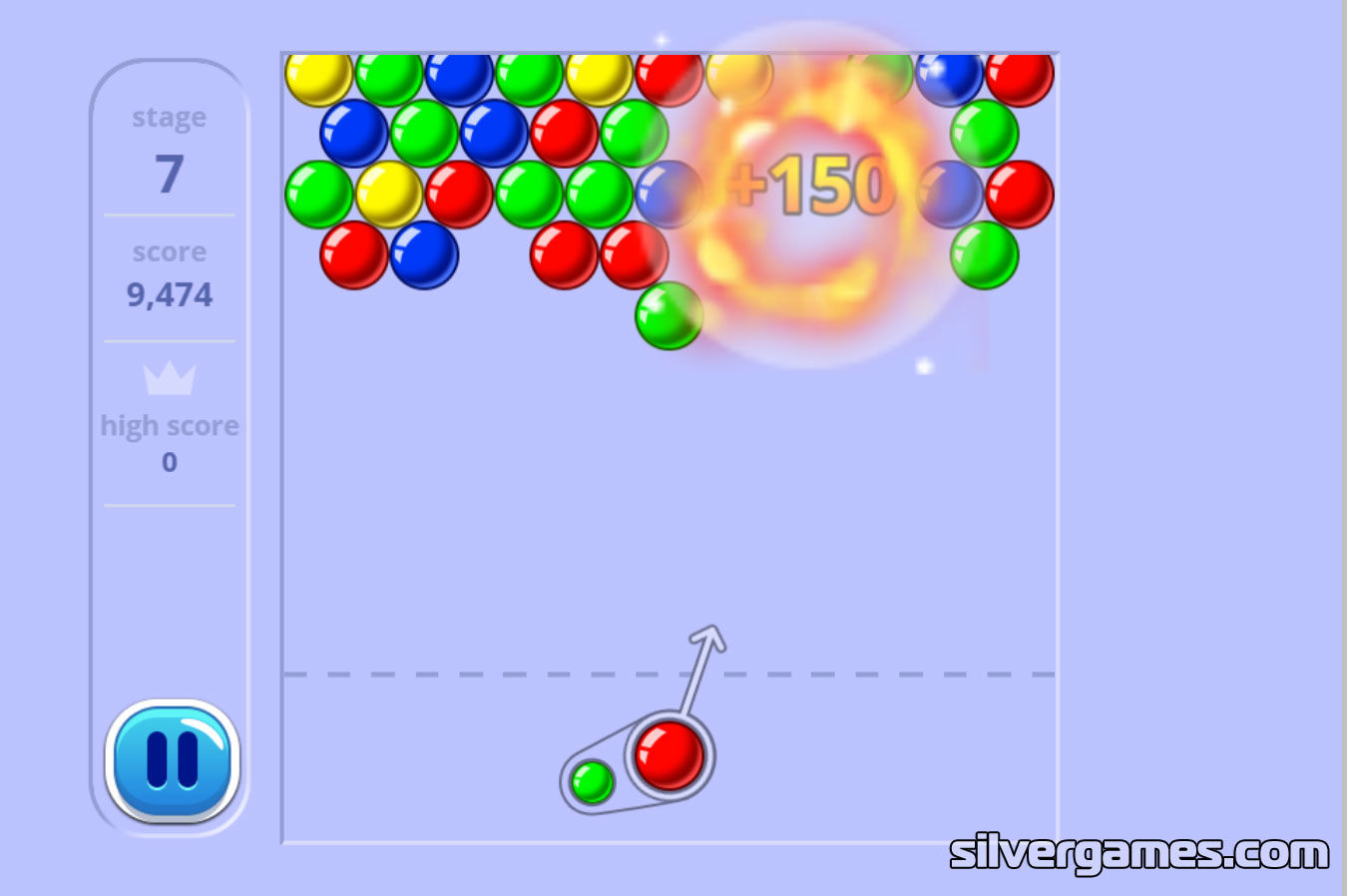 Bubble Shooter Pro 2 - Play Online on SilverGames 🕹️