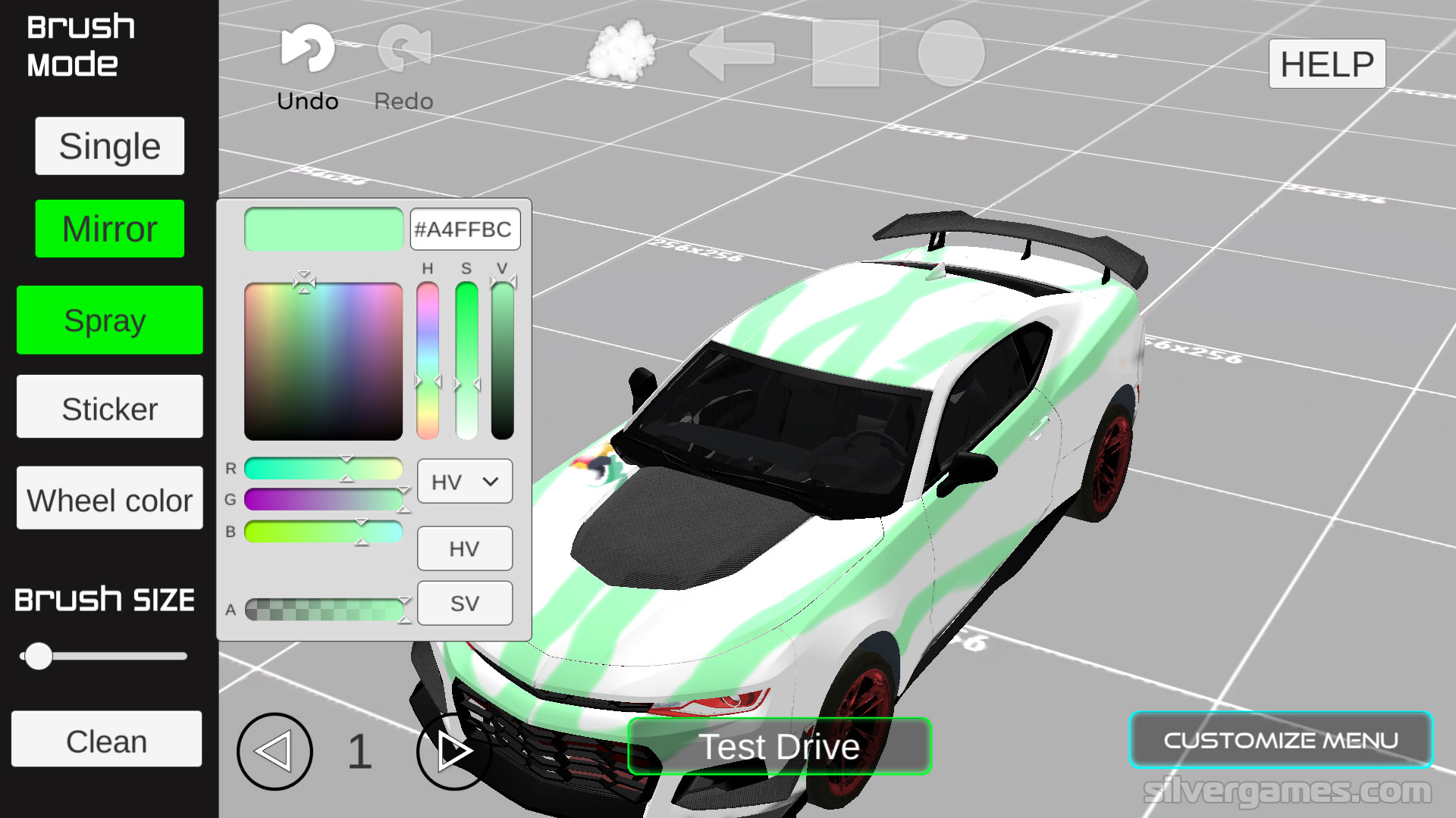 classic car paint simulator