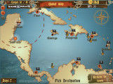 Caribbean Admiral: Gameplay Map